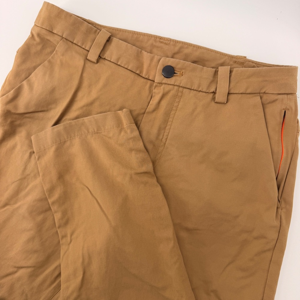 Lululemon Commission Slim Pant Mens 30 Brown Warpstreme Chino Trousers